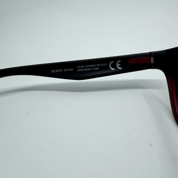 Maui Jim Sunglasses Frame MJ767-02MB 56-17-135 SECRETS STG-BG Black/Red H10672 - Picture 5 of 7
